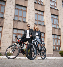 Анастасия, Наталья, Дмитрий, Никита в рекламе велосипедов LORAC