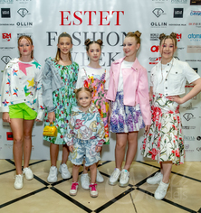 Estet Fashion Week. Наши модели : Милана, Гоша и Ник приняли участие в показе 